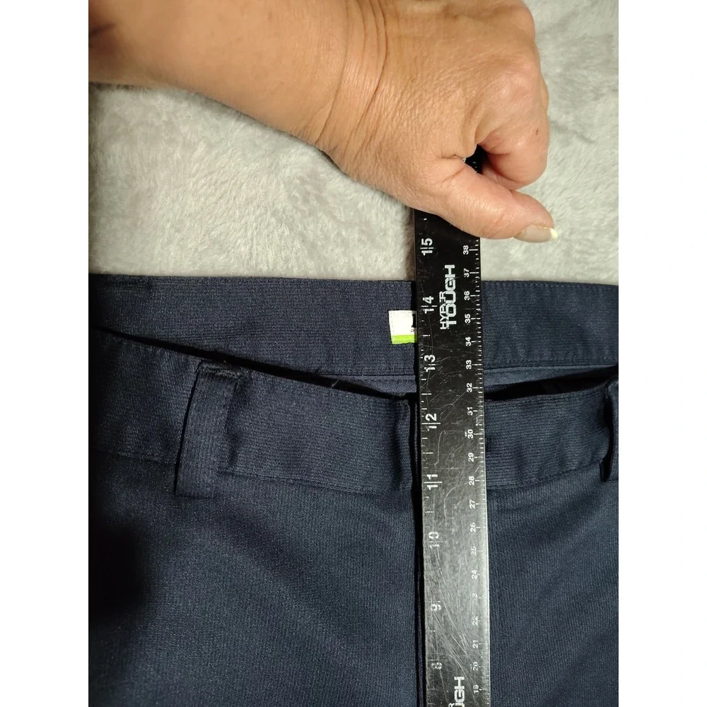 Izod Golf Pants Men 38x32 Navy Blue Chino Performance Stretch Comfort Straight
